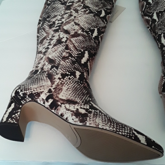 ALEX MARIE leather brown, cognac and cream boots - Picture 8 of 9